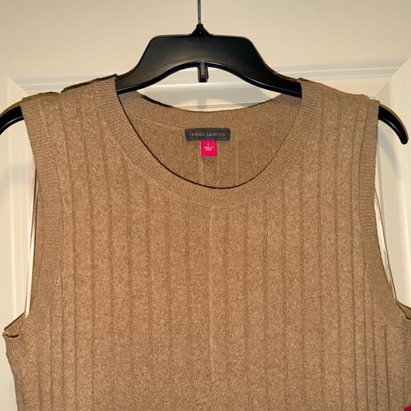 Vince Camuto Ribbed Sweater Midi Dress Size L - Picture 6 of 9